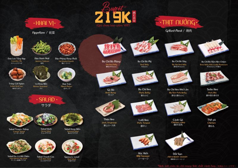 menu lunch