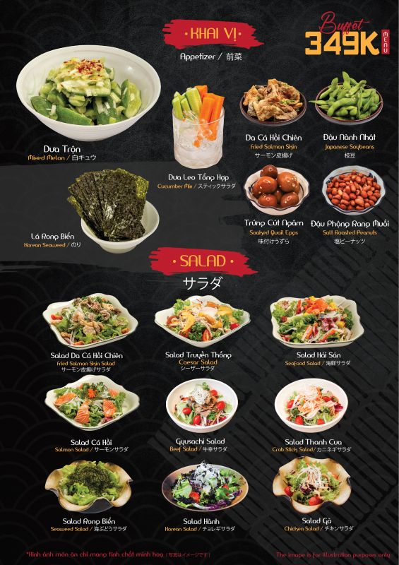 Menu 349k