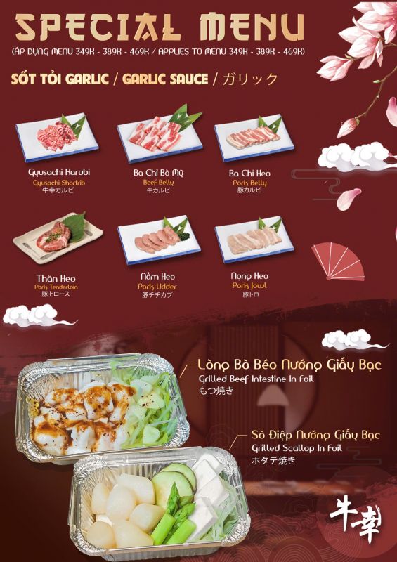 Menu Special